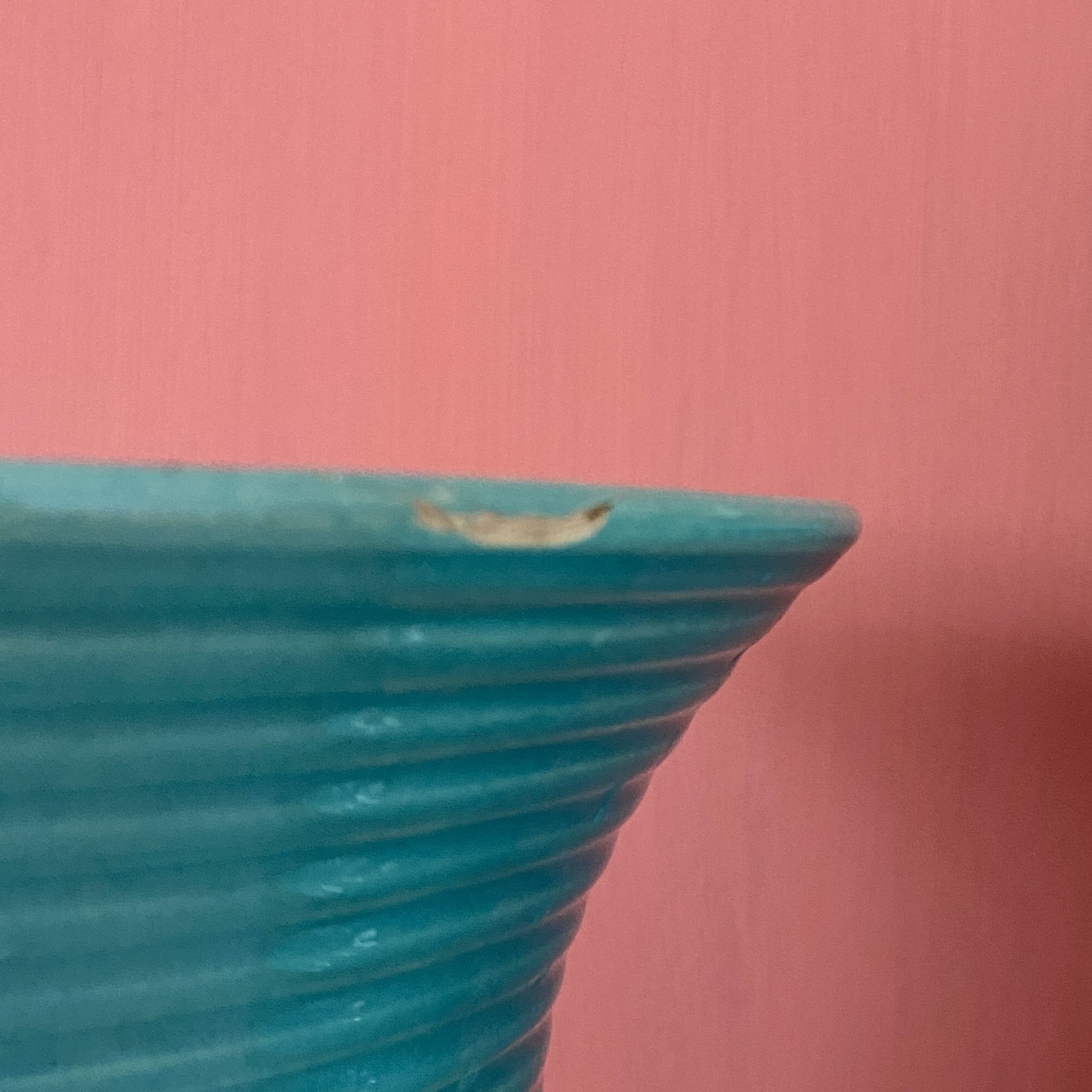 Set of two vintage art deco ceramic vases