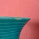 Set of two vintage art deco ceramic vases