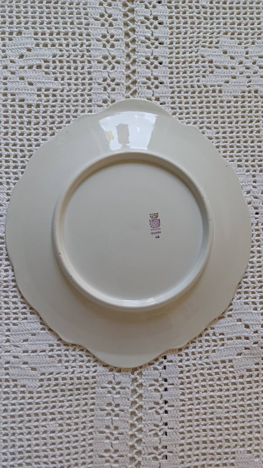 Royan de Digoin and Sarreguemines serving dish