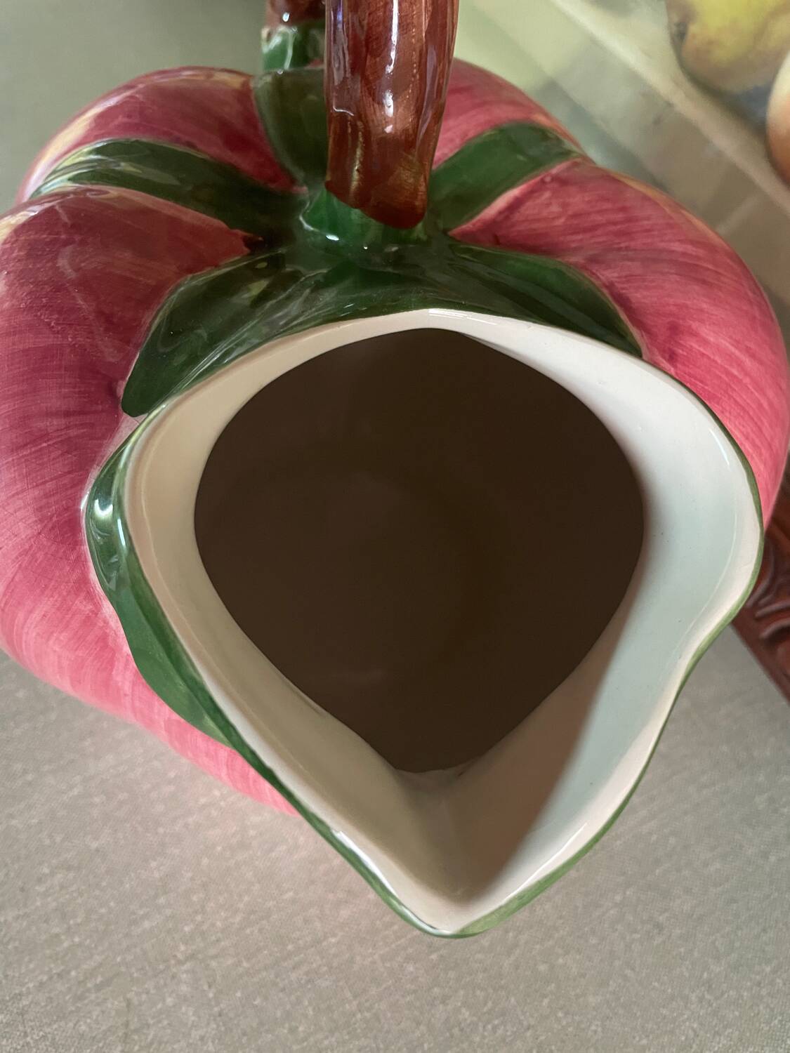 Vintage Tomato Pitcher