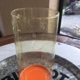 Series of 6 stainless steel ice cups by Guy Degrenne