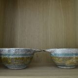 Set of 2 ear bowls and stripes