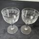 Verres à vin en cristal Baccarat Pompadour