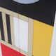Mid Modern Italian Cabinet with Original 1950s Structure, Murano Glass and Brass