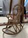 Fauteuil à bascule enfants rotin