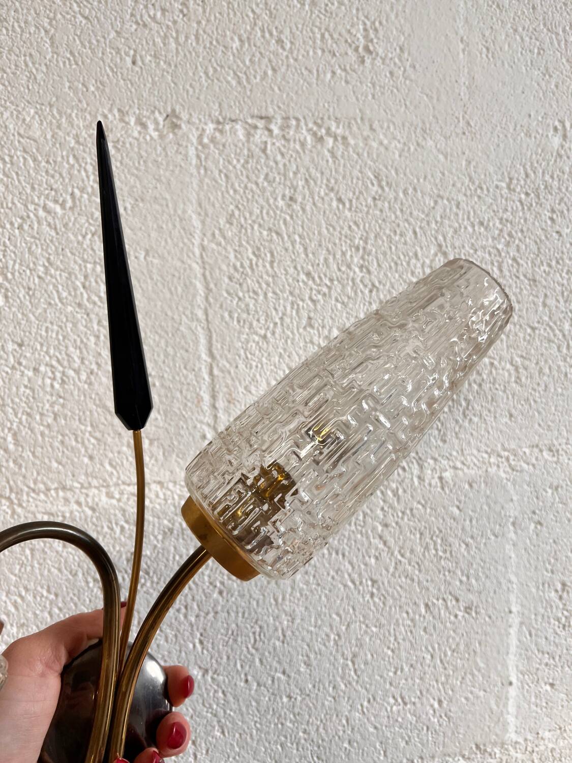 Pair of double rockabilly sconces