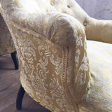 Yellow Napoleon Toad armchairs