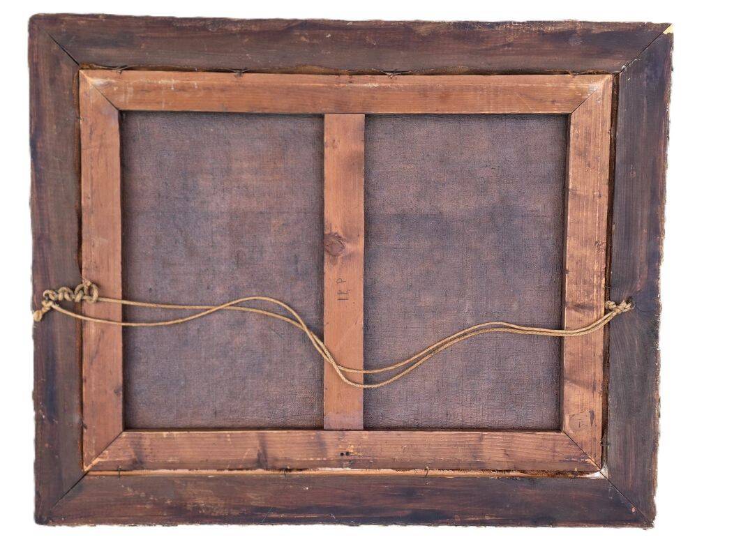 Weisser Charles Louis Auguste Large Oil on Canvas "La Celle in Creuse"