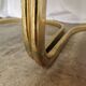 Set of 6 Vintage Gold Chrome Dining Chairs: Italian Mid-Century Design