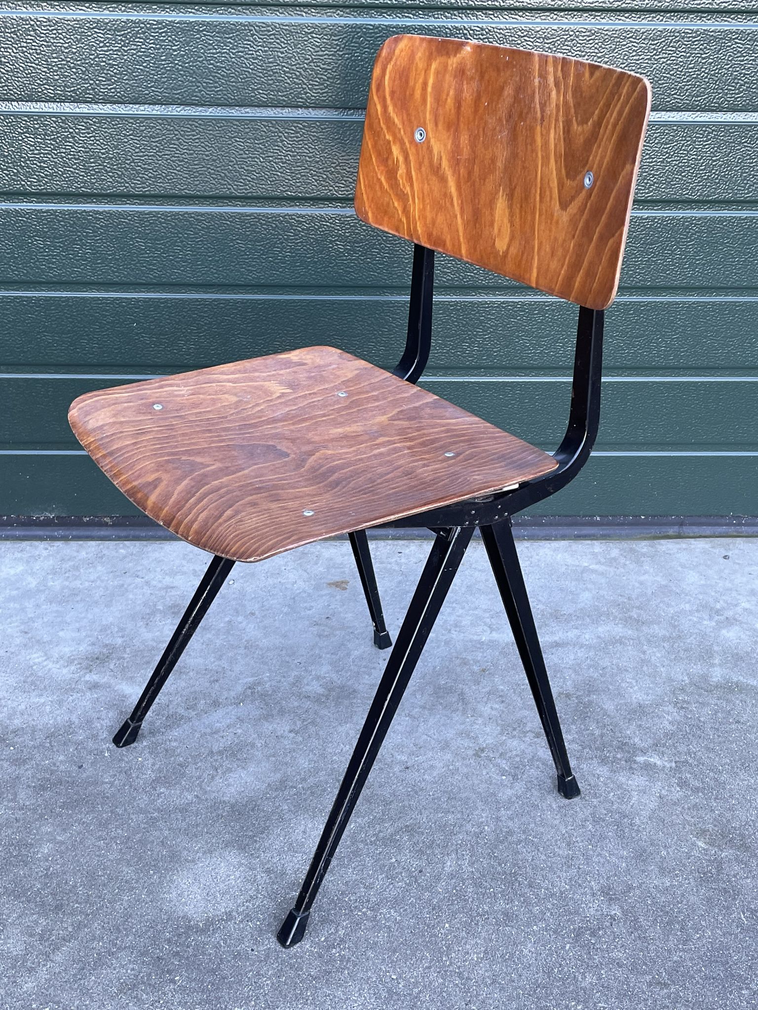 Result Chair by Friso Kramer for Ahrend De Cirkel, 1970 in black