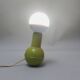 Italian culbuto lamp in khaki by Lamperti from the 1970s.