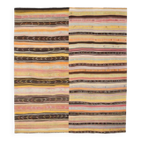 10x11 Yellow & Brown Ethnic Vintage Kilim Rug, 326x350Cm