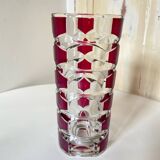 Pressed Molded Glass Vase - Windsor Model by Luminarc, 1970s