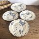 Earthenware compotier, oxford blue, hb & cie choisy le roi