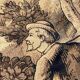 Ancient French tapestry