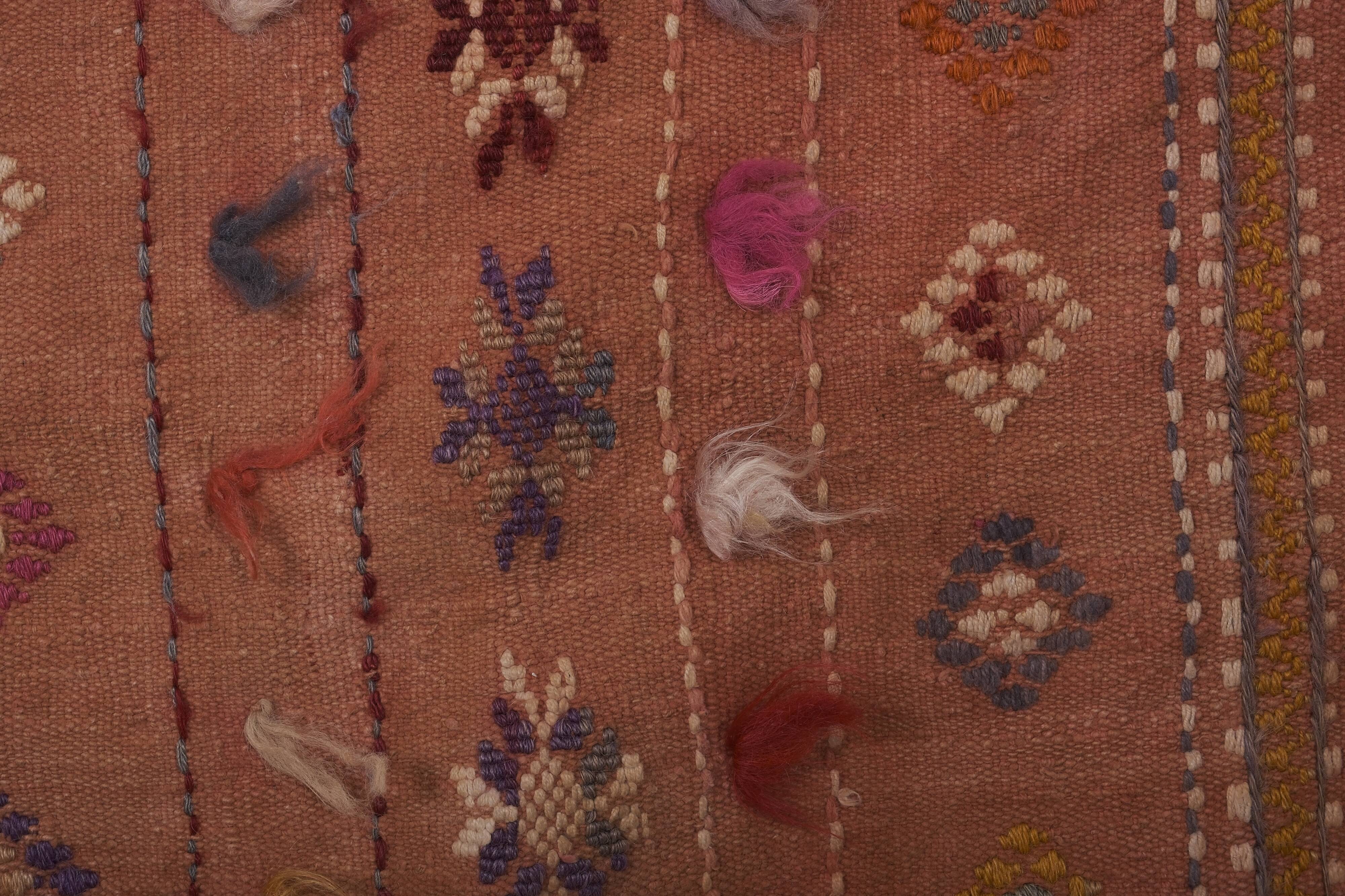 Vintage Turkish Oushak Rug Handwoven 95x140 cm