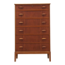 Teak chest of drawers, Danish design, 1960s, production: Denmark