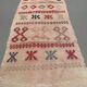 Ancien chemin de Kilim étroit turc 114x50 cm shabby chic, kelim vintage