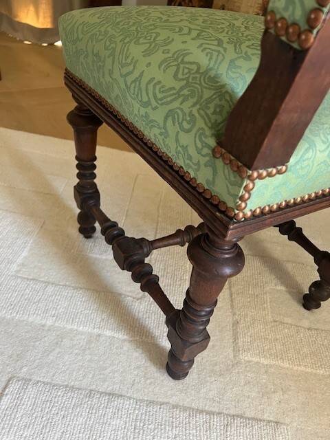 Wooden chair in Henri II style – Neo-Renaissance – Fully restored