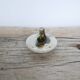 Vintage sandstone soliflore vase signed Cazes