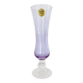 Vase en cristal d'Arques violet