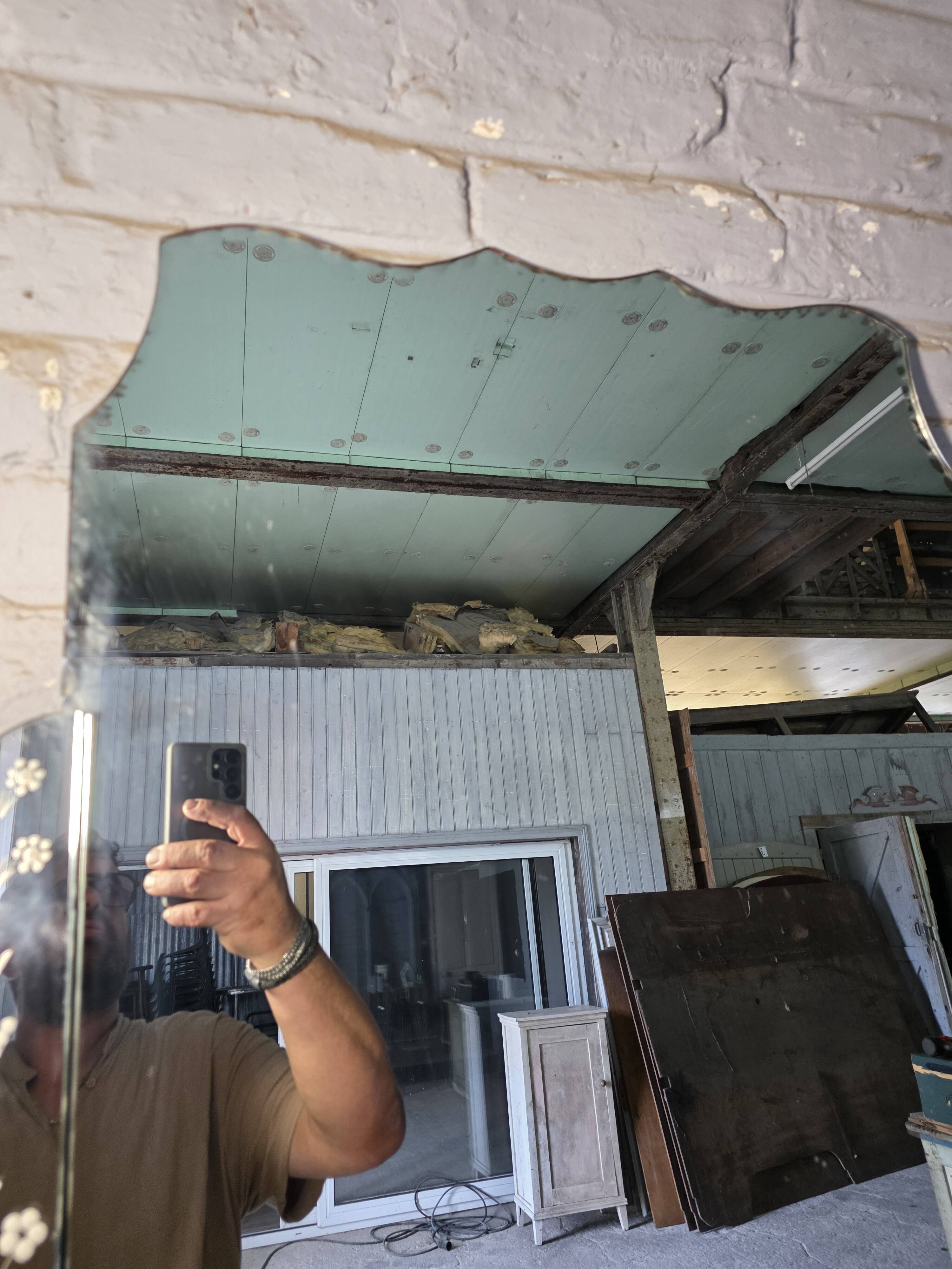 Venetian mirror Art Deco 1930s/40s