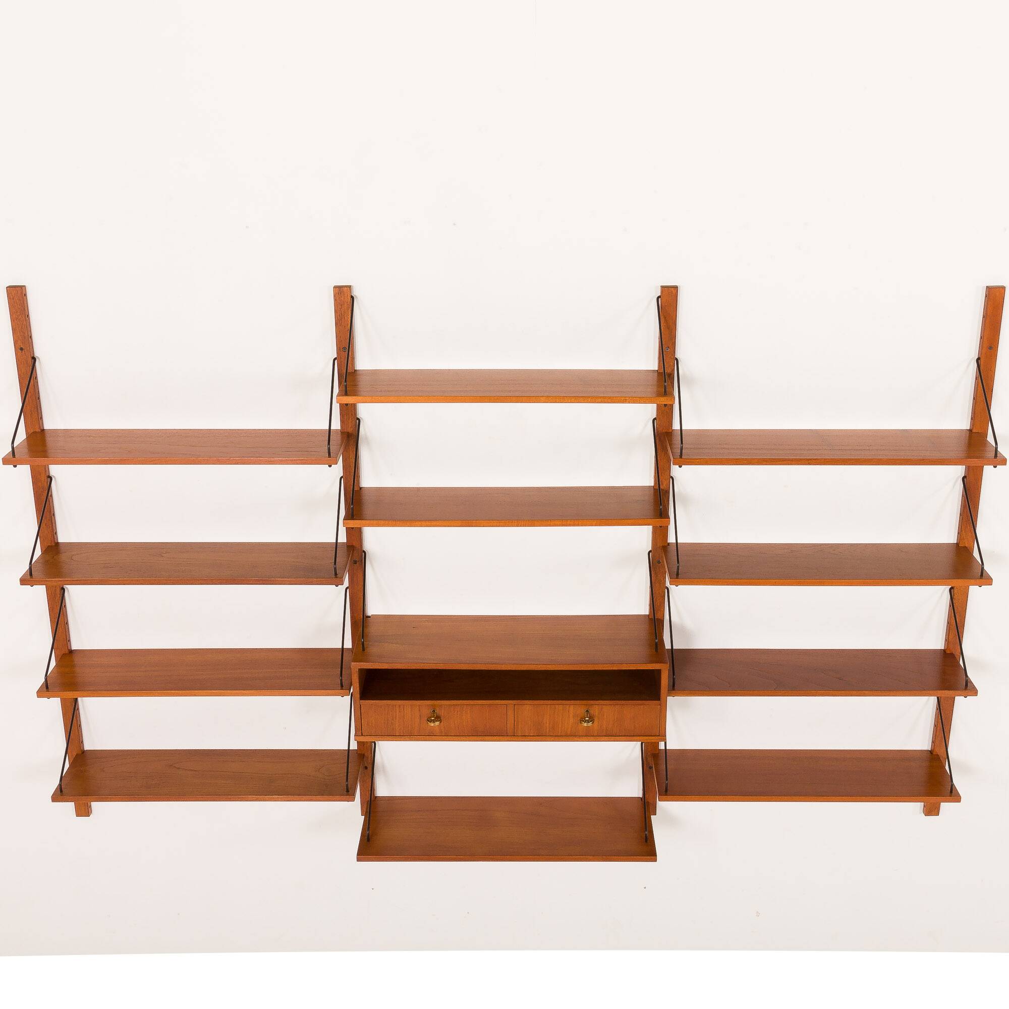 Danish teak bookcase, 1960s