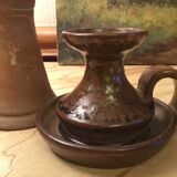 Vintage sandstone candlesticks