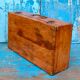 Antique indian wooden suitcase