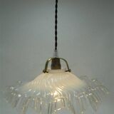 Opaline glass pendant light