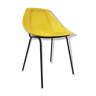 Chaise coquillage jaune de Pierre Guariche 1961