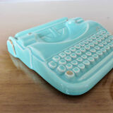 Ashtray japy machinę to write ceramic 50s 60s