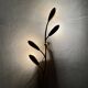 Floral Brass Wall Lamp by Rupert Nikoll
