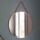3 round gold metal mirrors, diameter 35, 30 and 20 cm