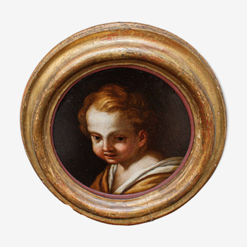 Ecole italienne (XVII) - Portrait d'enfant