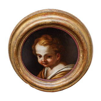 Ecole italienne (XVII) - Portrait d'enfant