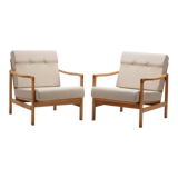 Paire de fauteuils B-7522 des années 60