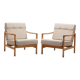 Paire de fauteuils B-7522 des années 60