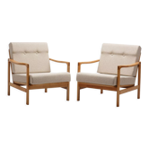 Paire de fauteuils B-7522 des années 60