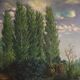 Spanish landscape painting signed C. Coll 1883
