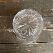 Vintage Cut Crystal Ice Bucket from the 1960s, West Germany #D87