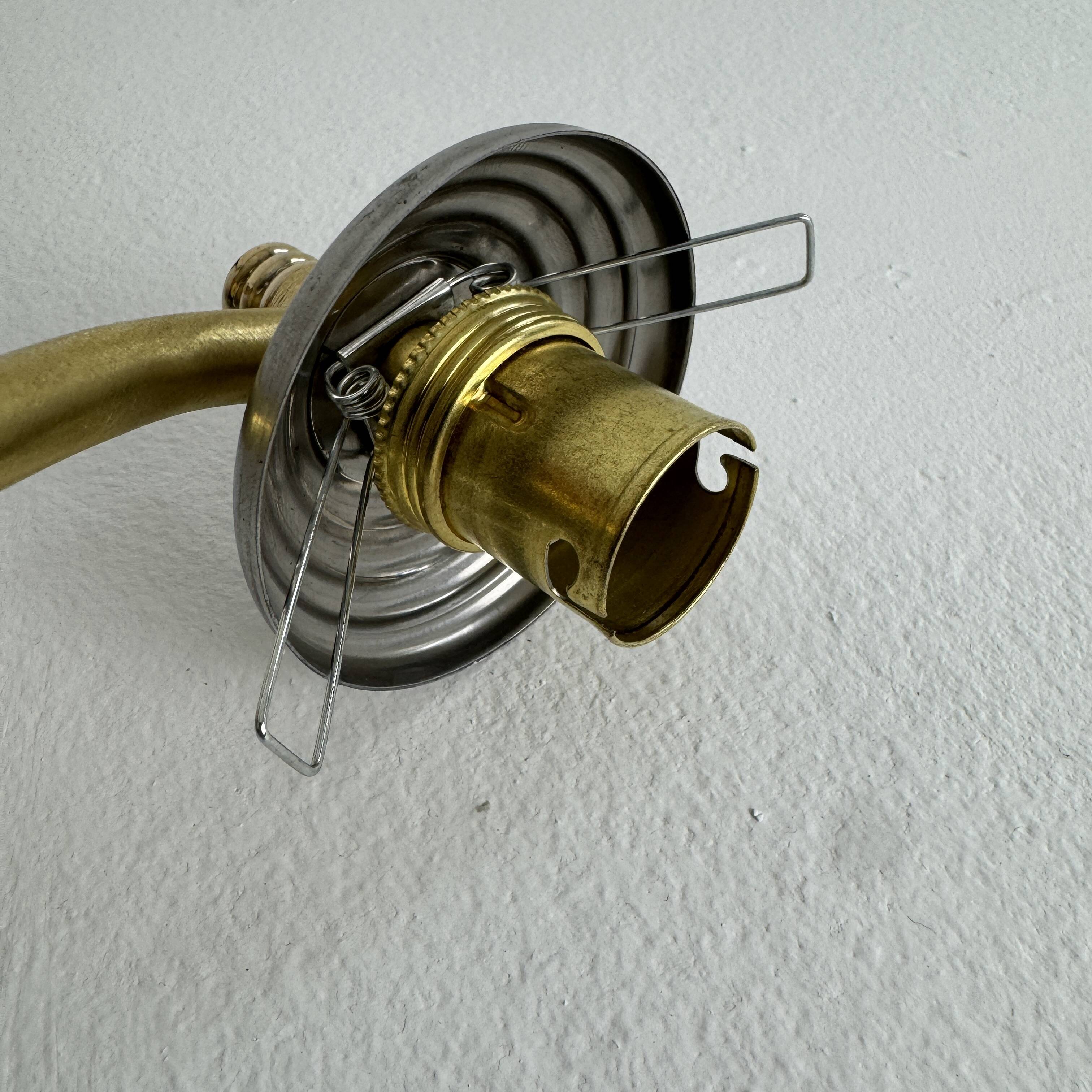 Pair of vintage bubble glass wall lights