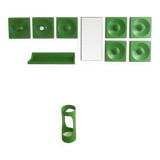 Quadro coat rack set by Jürgen Lange for Schönbuch, 1970s