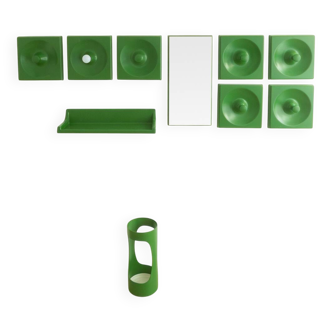 Quadro coat rack set by Jürgen Lange for Schönbuch, 1970s