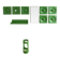 Quadro coat rack set by Jürgen Lange for Schönbuch, 1970s