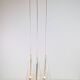 Italian Glass Fucsia 3 Pendant Lamp by Achille Castiglioni for Flos