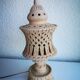 Lampe photophore en terre cuite