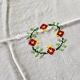 Embroidered tablecloth and 12 vintage napkins