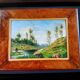 The river - oil on canvas 20th century