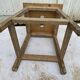 Wooden workshop stool from the 1950s